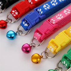 10pcs Pet Patch Collar with Bell - Variety of Vibrant Colors for Dogs and Cats