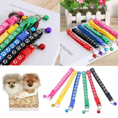 10pcs Pet Patch Collar with Bell - Variety of Vibrant Colors for Dogs and Cats