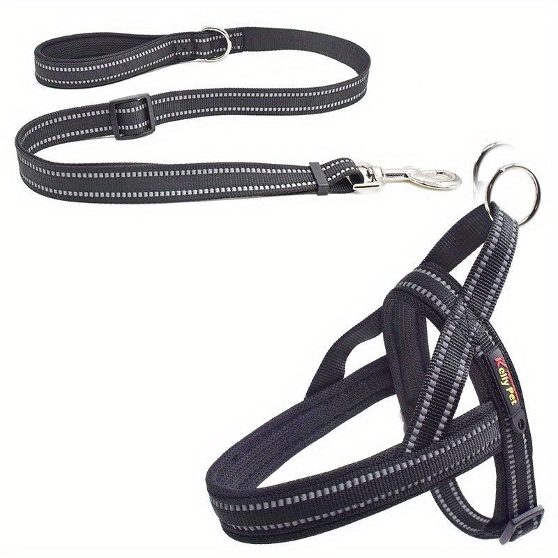 Mesh Dog Vest Harness & Leash Set for Small to Medium Dogs