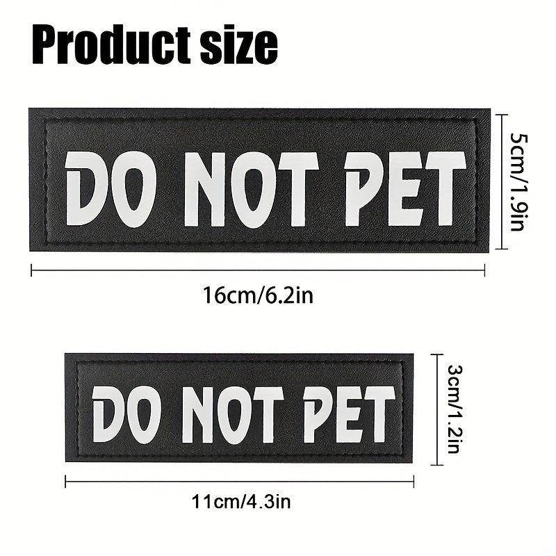Customizable Pet Vest Patch for Enhanced Visibility and Safety