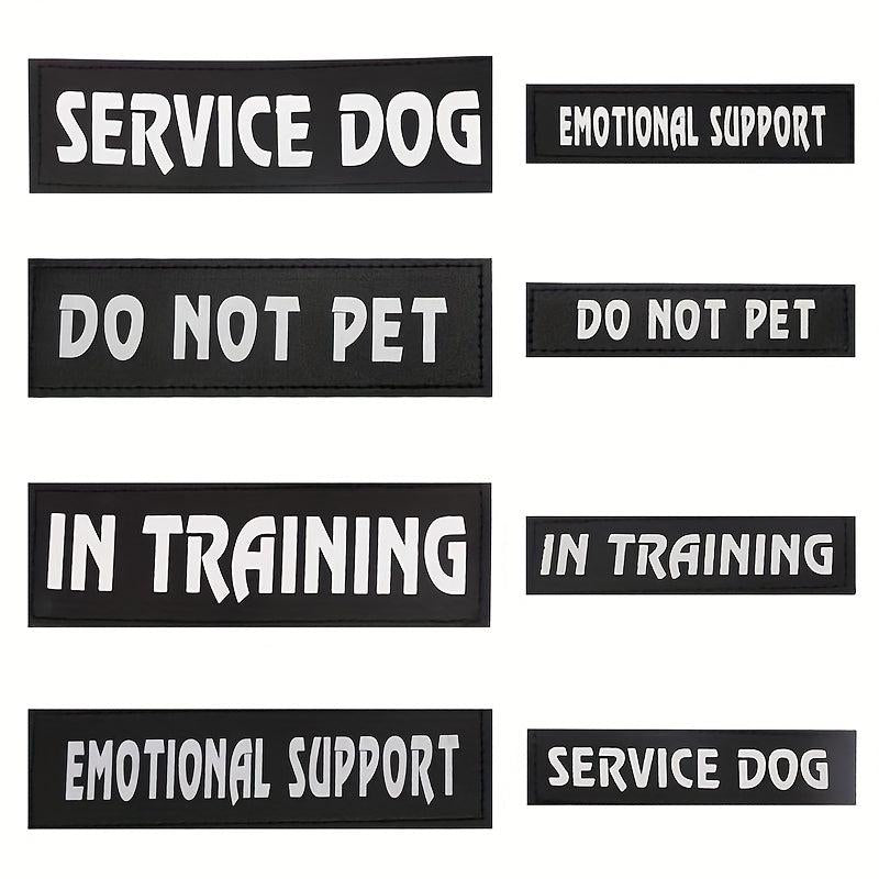 Customizable Pet Vest Patch for Enhanced Visibility and Safety