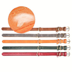 Personalized Leather Dog Collar for Small to Large Dogs