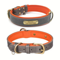 Personalized Leather Dog Collar for Small to Large Dogs