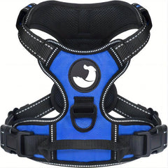 Reflective Dog Harness Vest with Easy Control Handle