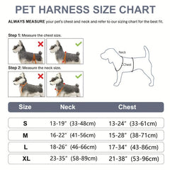 Reflective Dog Harness Vest with Easy Control Handle