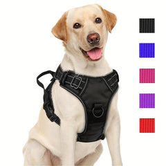 Reflective Dog Harness Vest with Easy Control Handle