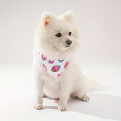 Adjustable Polyester Soft Pet Triangle Scarf Dog Kerchief Set Scarf