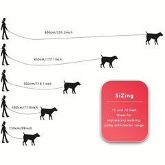 Long Dog Rope Nylon Leash Pet Walking Training Durable Traction