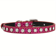 Sparkling Pet Collar with Glittering Artificial Diamonds Adjustable