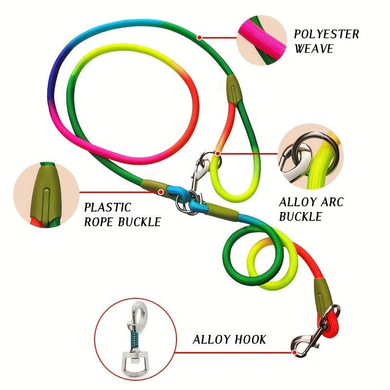 Reflective Nylon Dog Rope Leash for Safe Walking