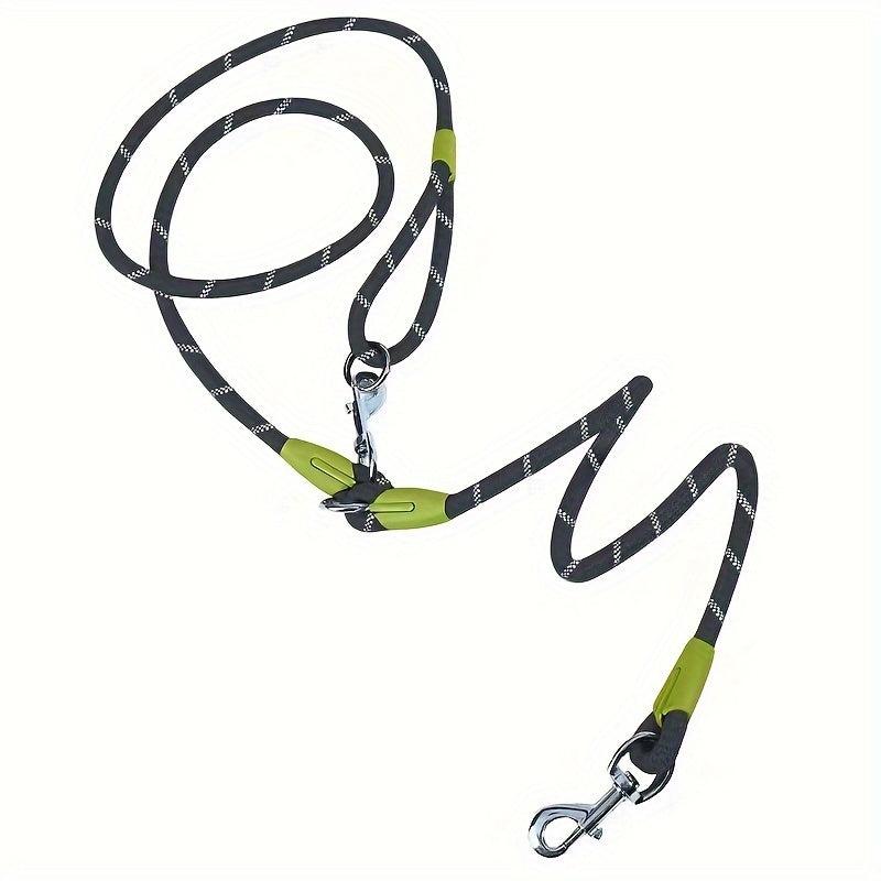Reflective Nylon Dog Rope Leash for Safe Walking