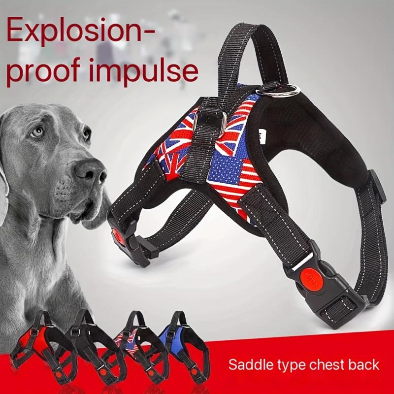Lightweight Dog Harness w/ Easy Control Handle for Small, Medium & Large Dogs