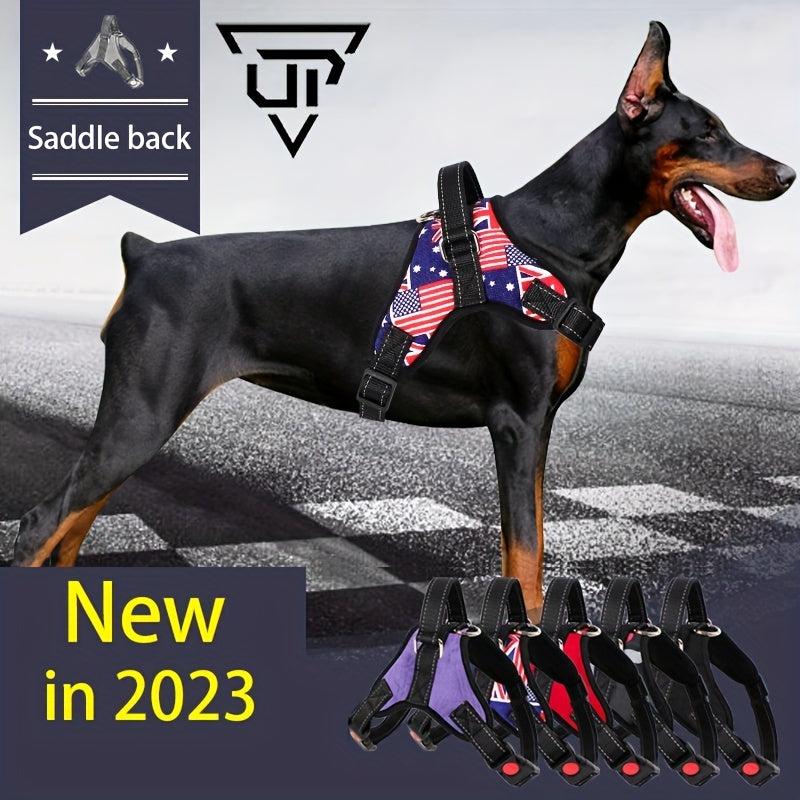 Lightweight Dog Harness w/ Easy Control Handle for Small, Medium & Large Dogs