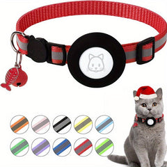 Reflective Fishbone Pendants Bells & Collars for Airtag Tracker Protection