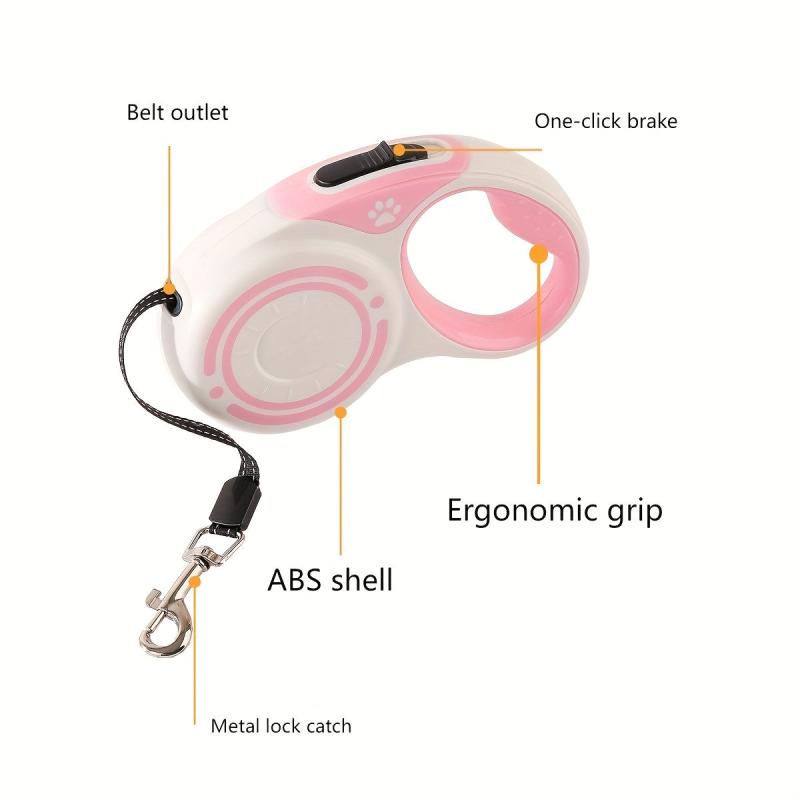 Retractable Dog Leash for Small and Medium Dogs