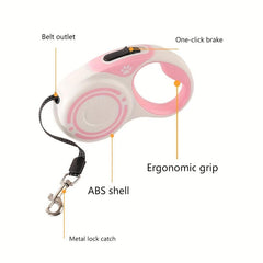 Retractable Dog Leash for Small and Medium Dogs