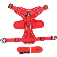 Breathable Pet Chest Strap Vest With Traction Rope for Dogs