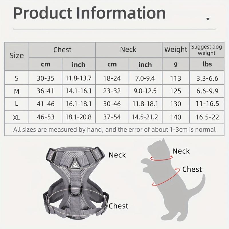 Breathable Pet Chest Strap Vest With Traction Rope for Dogs
