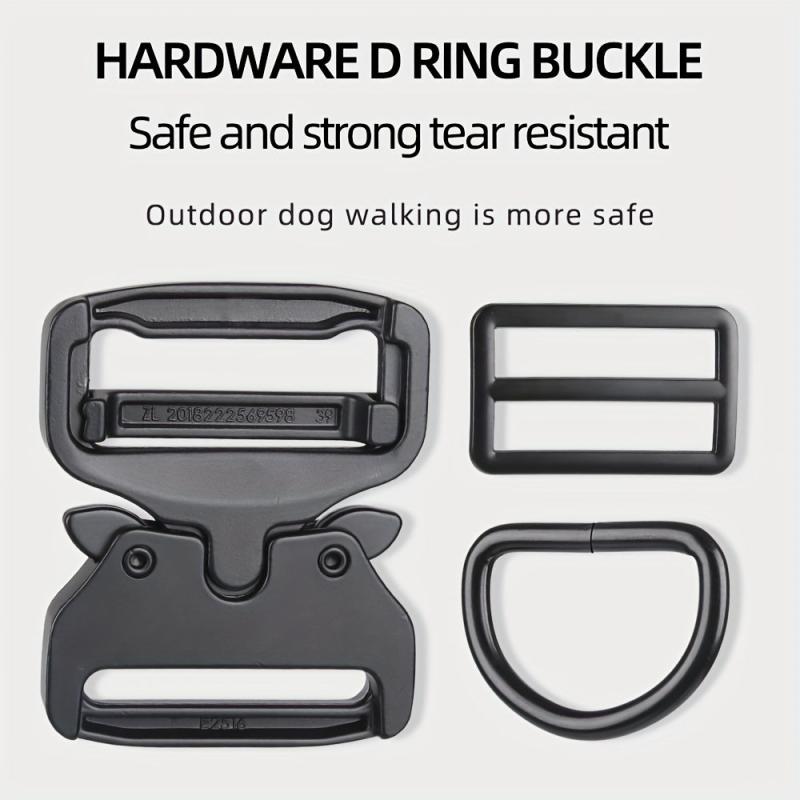 Adjustable Tactical Dog Collar for Medium/Large Dogs