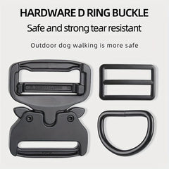 Adjustable Tactical Dog Collar for Medium/Large Dogs