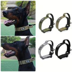 Adjustable Tactical Dog Collar for Medium/Large Dogs