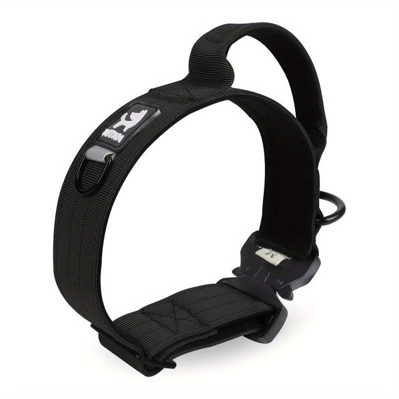 Adjustable Tactical Dog Collar for Medium/Large Dogs