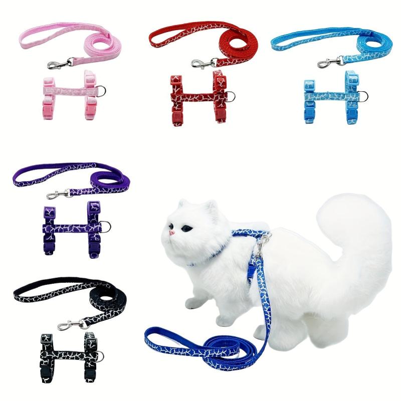 Escape Proof Cat Harness and Leash Set - Safe and Comfortable Walking