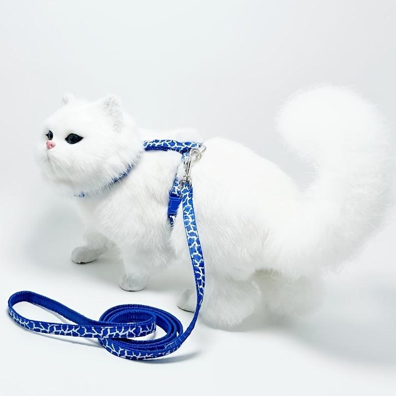 Escape Proof Cat Harness and Leash Set - Safe and Comfortable Walking