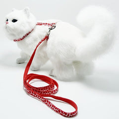 Escape Proof Cat Harness and Leash Set - Safe and Comfortable Walking