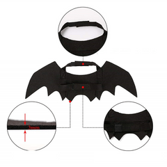 Cat Bat Wings Halloween Party Decoration Costume Pet Cosplay Bat Costume