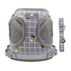 Reflective Mesh Dog Harness Adjustable Vest for Easy Walking