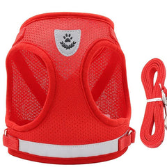 Reflective Mesh Dog Harness Adjustable Vest for Easy Walking