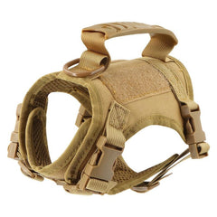 Adjustable Tactical Dog Harness with Handle for Going Out
