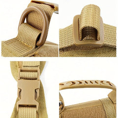 Adjustable Tactical Dog Harness with Handle for Going Out