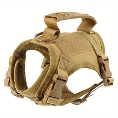 Adjustable Tactical Dog Harness with Handle for Going Out