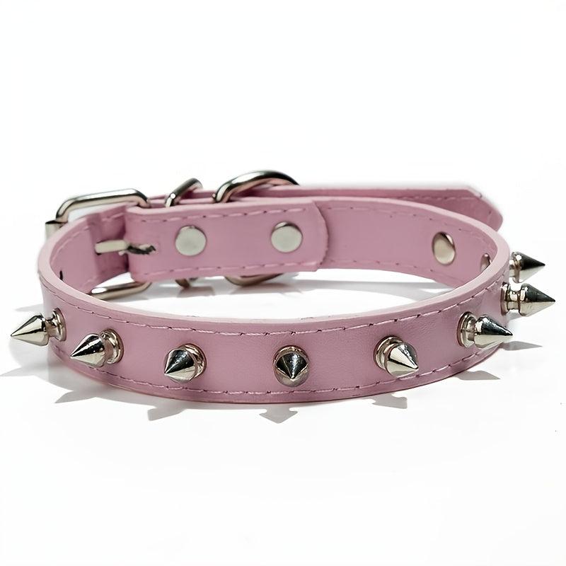 Durable Dog Rivet Collar Anti Bite Pet Necklace