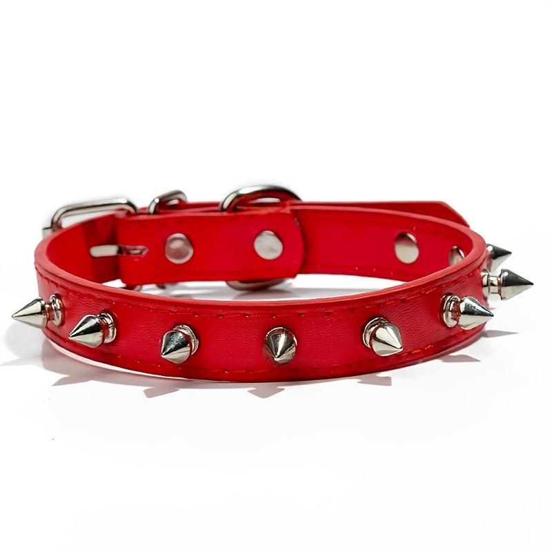 Durable Dog Rivet Collar Anti Bite Pet Necklace