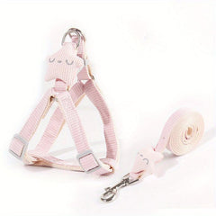 Star Decor Dog Harness & Leash Set