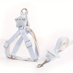 Star Decor Dog Harness & Leash Set