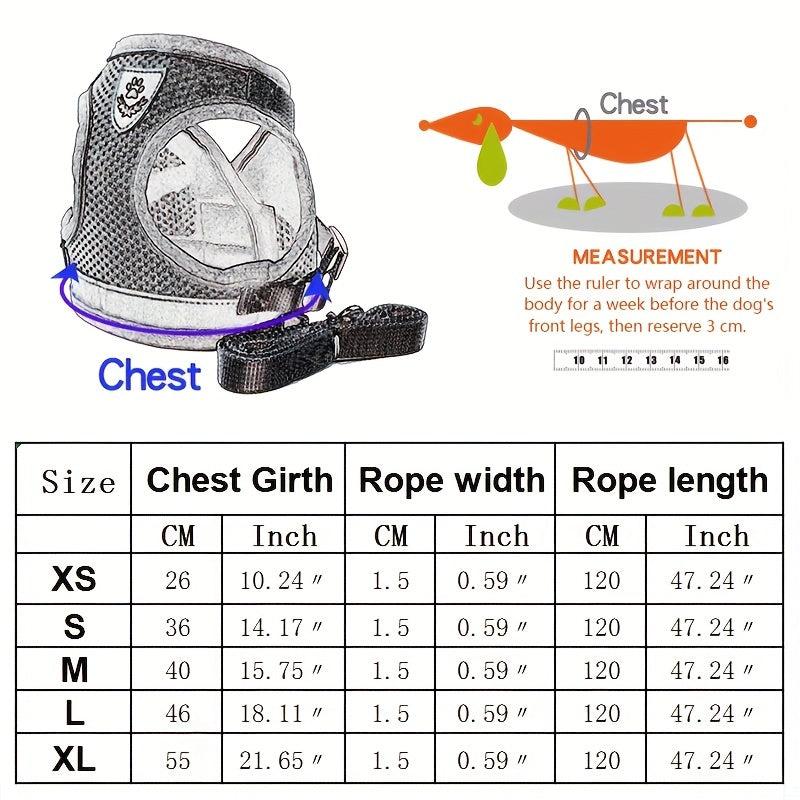 Soft Dog Harness No Pull Pet Harness Soft Breathable Mesh Dog Harness Puppy Vest