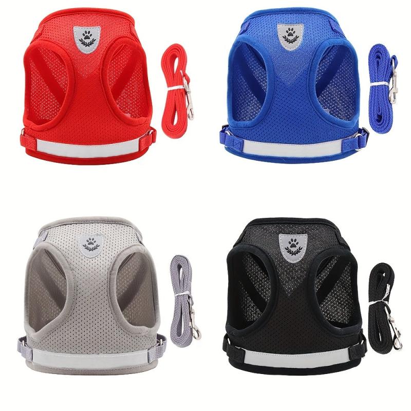 Soft Dog Harness No Pull Pet Harness Soft Breathable Mesh Dog Harness Puppy Vest
