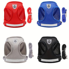 Soft Dog Harness No Pull Pet Harness Soft Breathable Mesh Dog Harness Puppy Vest