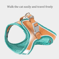 Adjustable Cat Harness And Leash Set for Kittens