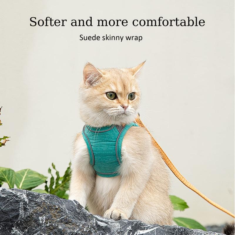 Adjustable Cat Harness And Leash Set for Kittens