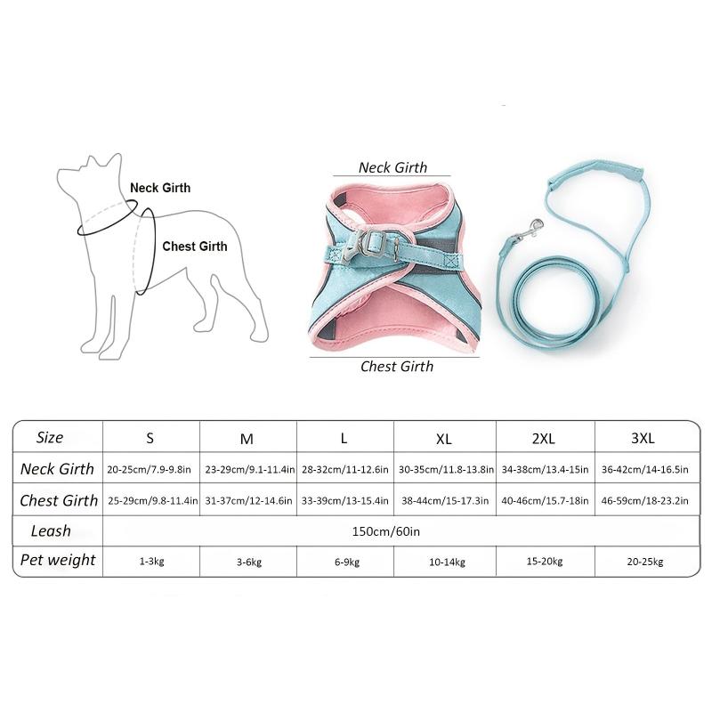 Adjustable Cat Harness And Leash Set for Kittens