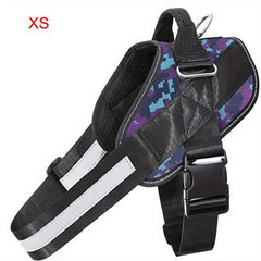 Reflective Dog Vest Adjustable Pet Harness for Outdoor Walking