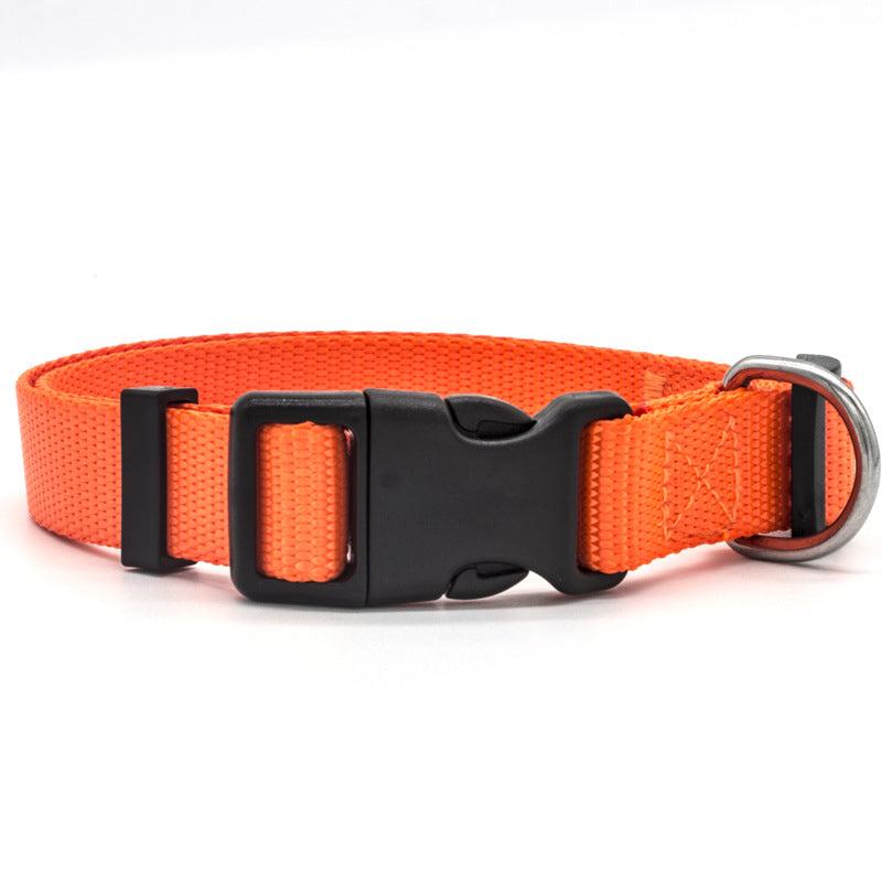 Adjustable Nylon Dog Collar Durable Pet Collar For Small Medium Dog Cats