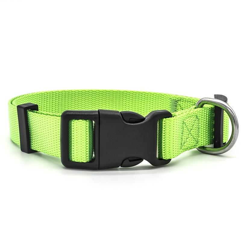 Adjustable Nylon Dog Collar Durable Pet Collar For Small Medium Dog Cats