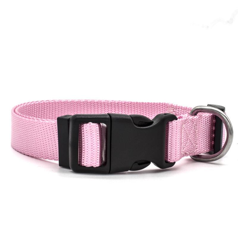 Adjustable Nylon Dog Collar Durable Pet Collar For Small Medium Dog Cats