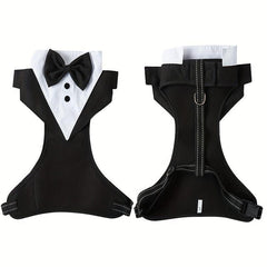 Dog Wedding Tuxedo Harness No Pull Comfortable and Stylish